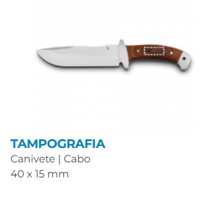 Faca em aço inox e madeira - NORRIS.