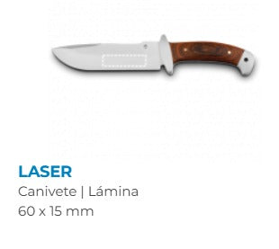 Faca em aço inox e madeira - NORRIS.